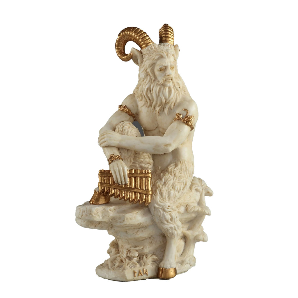 Pan — God of the Wild — White Statue, 15.5 cm – view 2