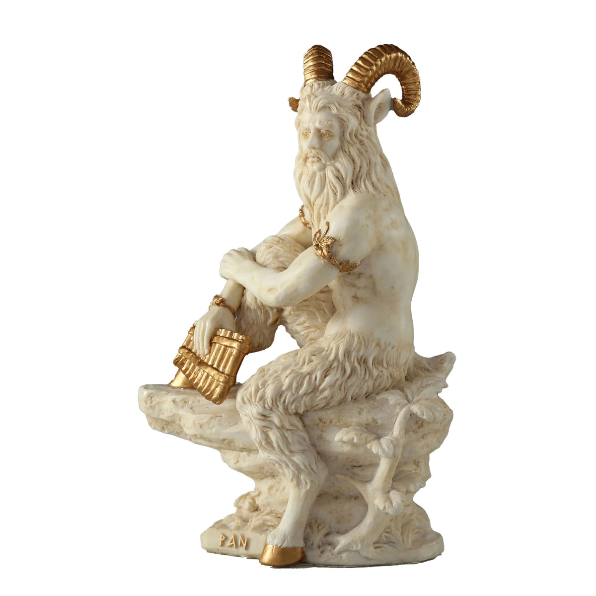 Pan — God of the Wild — White Statue, 15.5 cm – view 3