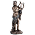 Apollo Playing the Lyre — Bronze-Finish Statue – 16 cm – view 1