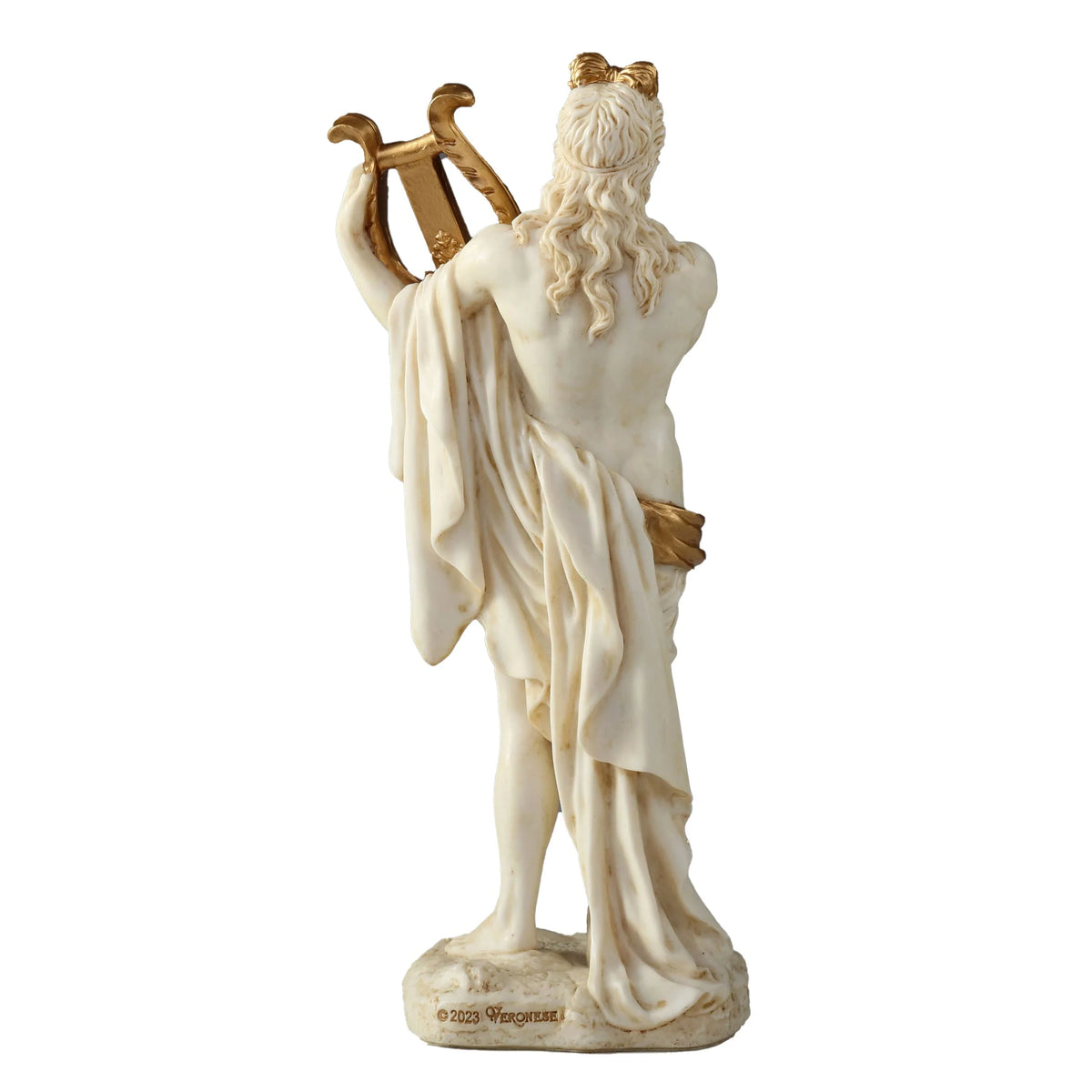 Apollo Playing the Lyre — White Statue, 16 cm – view 4