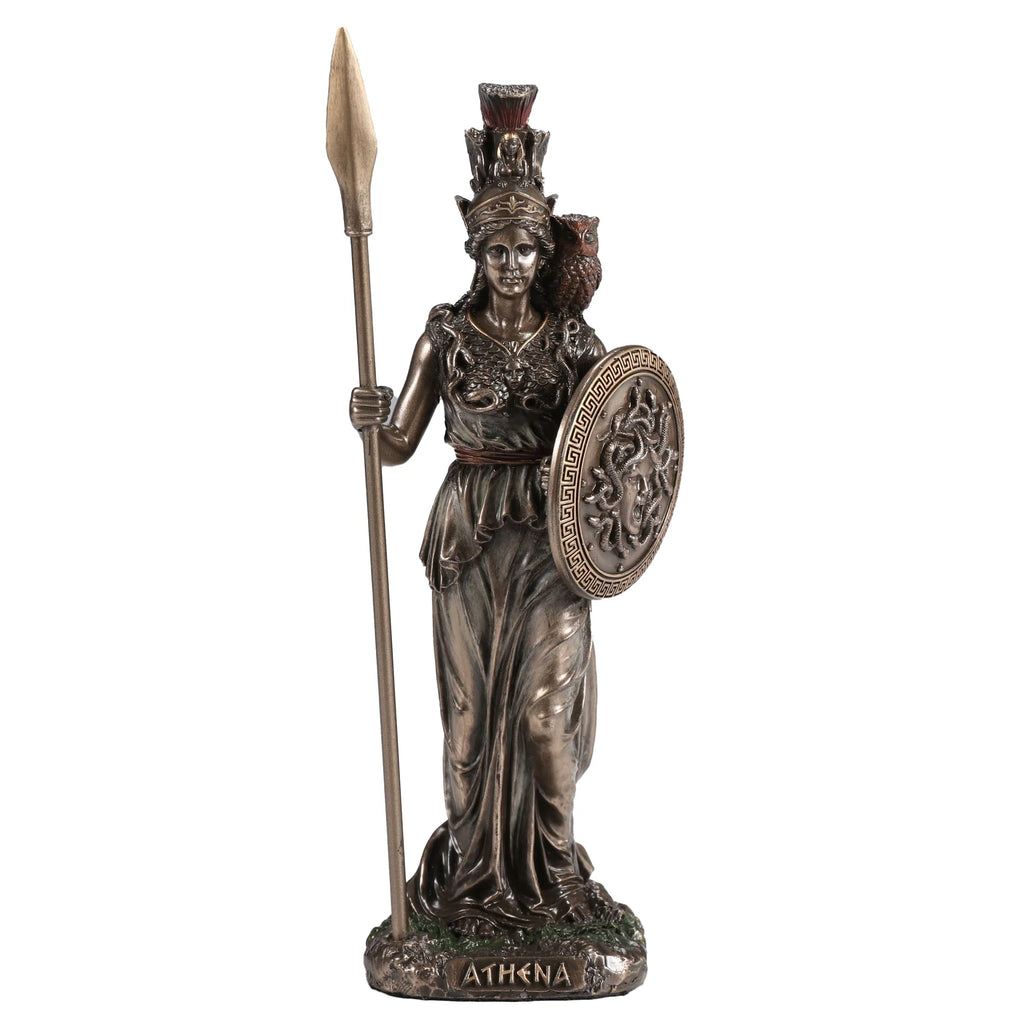 Athena – Goddess of Wisdom – Bronze-Finish Statue – 16.5 cm – view 2