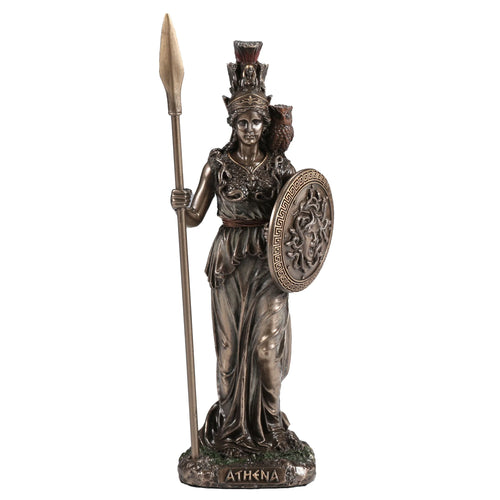 Athena – Goddess of Wisdom – Bronze-Finish Statue – 16.5 cm – view 2