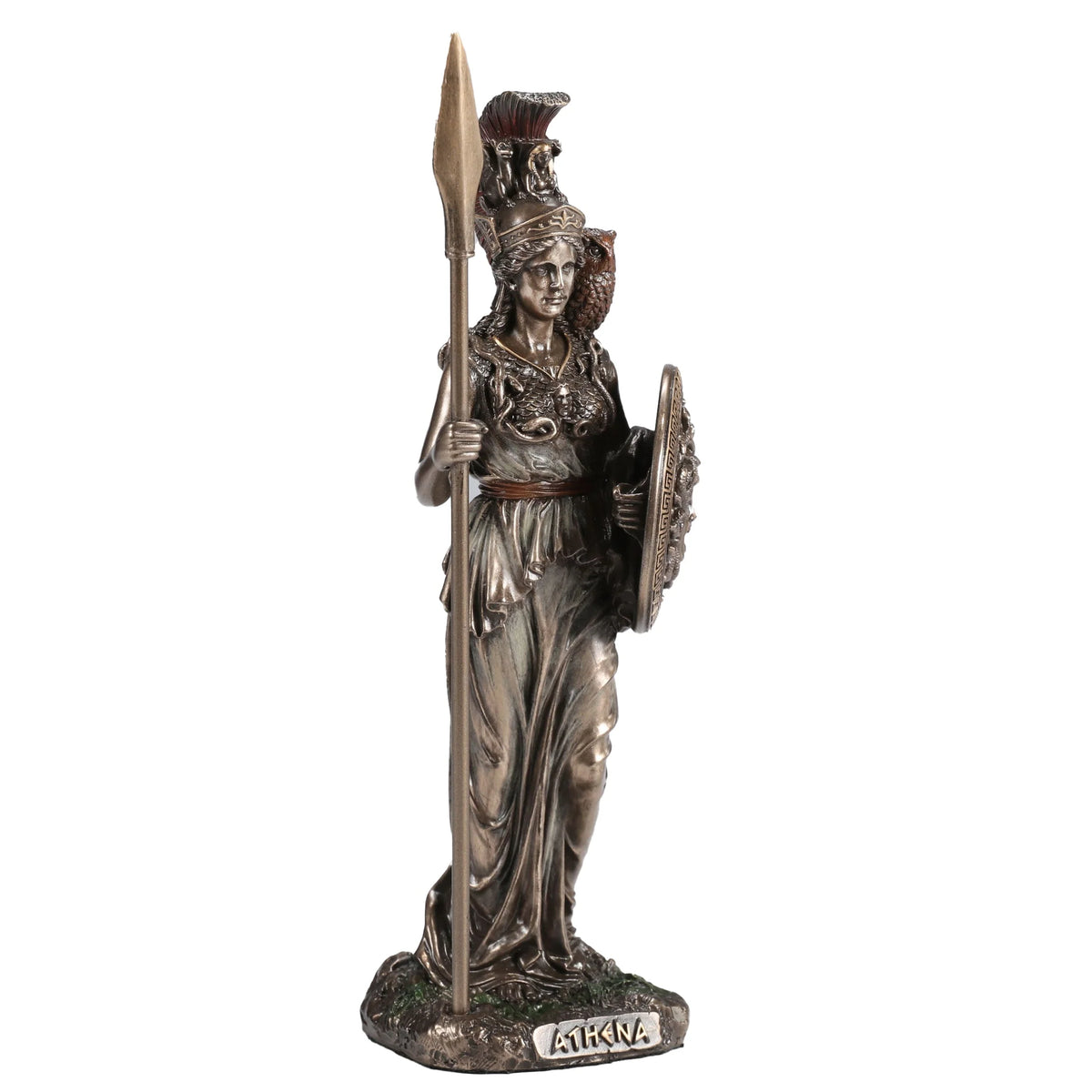 Athena – Goddess of Wisdom – Bronze-Finish Statue – 16.5 cm – view 3