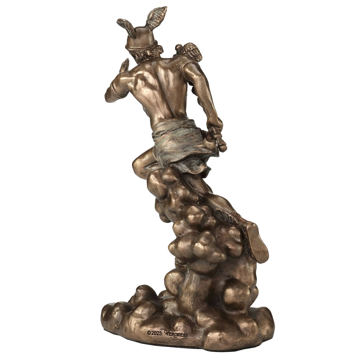 Hermes — Messenger of the Gods — Bronze Finish Statue, 15.5 cm – view 4
