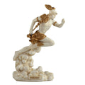 Hermes — Messenger of the Gods — White Statue – 15.5 cm – view 1