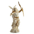 Zeus – God of the Sky – White Statue – 19 cm – view 4