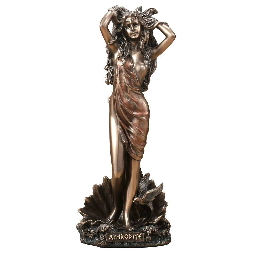 The Birth of Aphrodite – Bronze-Finish Resin Statue – 15.5 cm – view 1