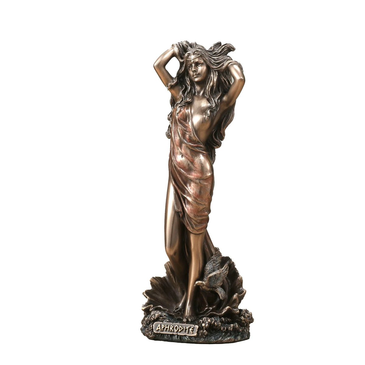 The Birth of Aphrodite – Bronze-Finish Resin Statue – 15.5 cm – view 2