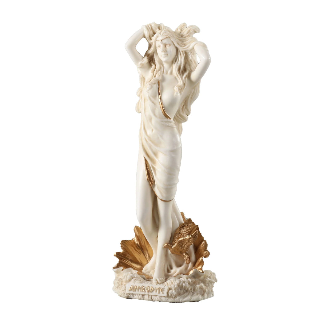 The Birth of Aphrodite — White Statue, 15.5 cm – view 2