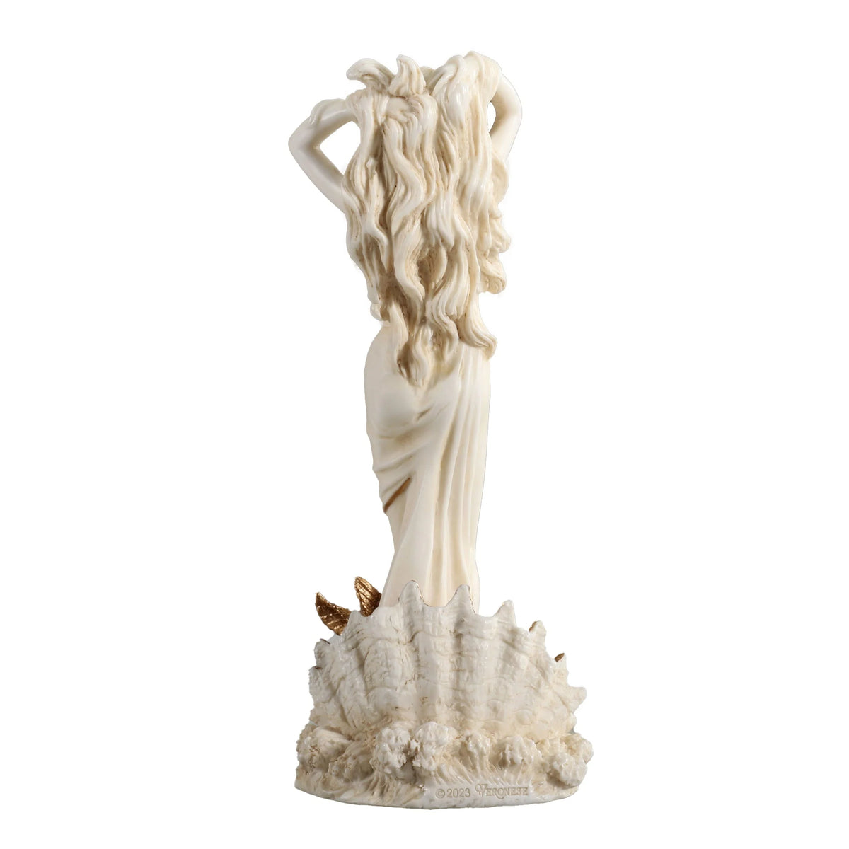 The Birth of Aphrodite — White Statue, 15.5 cm – view 3