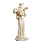 Demeter — Goddess of the Harvest — White Statue, 15 cm – view 2