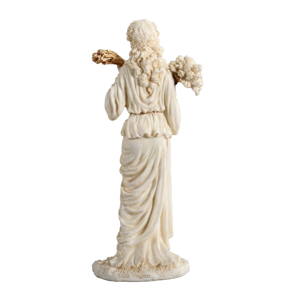 Demeter — Goddess of the Harvest — White Statue, 15 cm – view 3