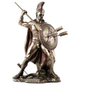 Leonidas with Spear and Shield – Bronze-Finish Statue – 15.5 cm – view 1