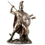 Leonidas with Spear and Shield – Bronze-Finish Statue – 15.5 cm – view 1
