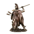 Leonidas with Spear and Shield – Bronze-Finish Statue – 15.5 cm – view 3