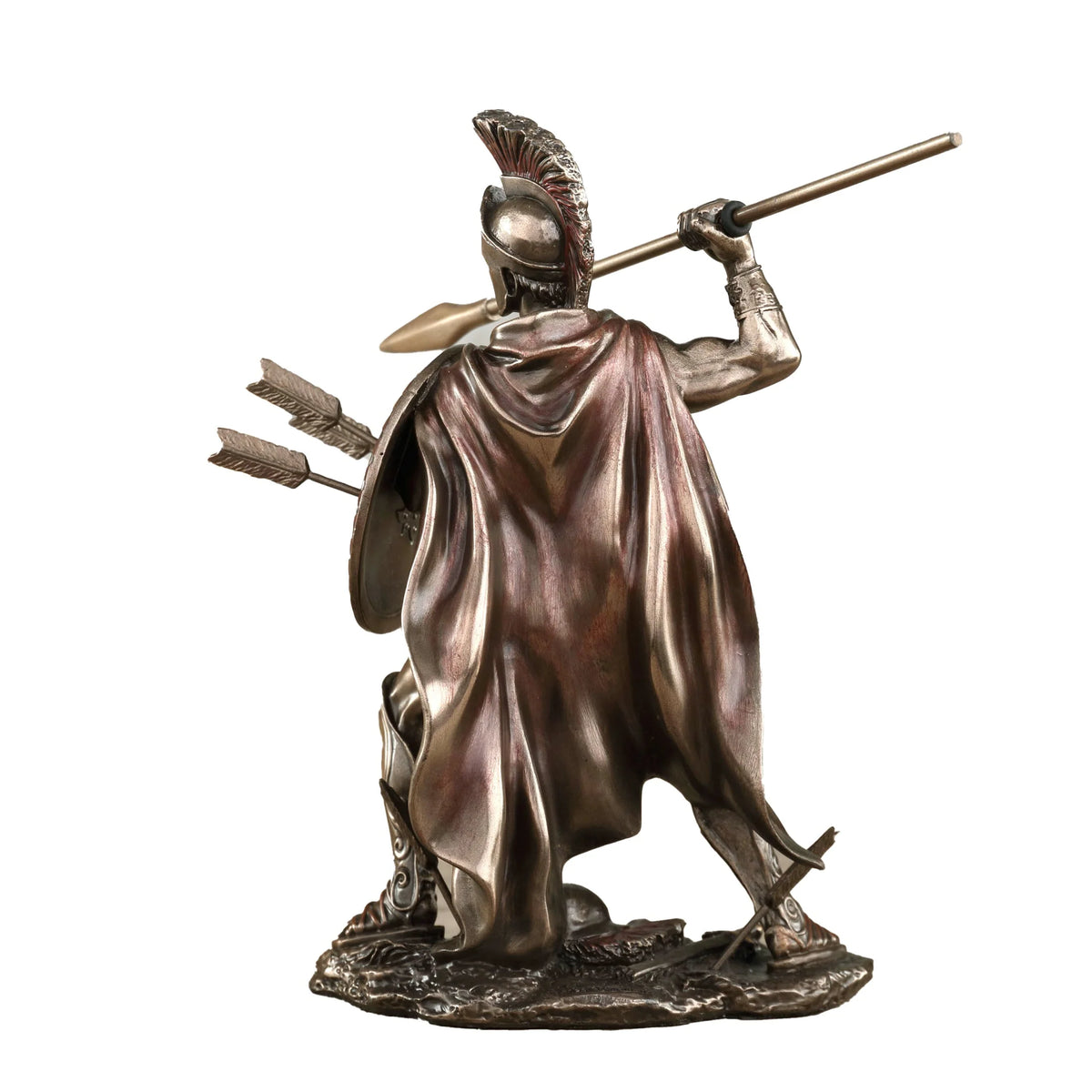 Leonidas with Spear and Shield – Bronze-Finish Statue – 15.5 cm – view 3