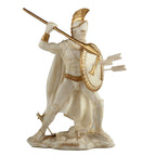 Leonidas with Spear and Shield – White Statue – 15.5 cm – view 2