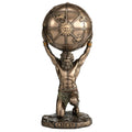 Atlas — The Titan Holding the Sky — Bronze Finish Statue, 14 cm – view 1