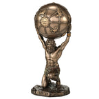 Atlas — The Titan Holding the Sky — Bronze Finish Statue, 14 cm – view 3