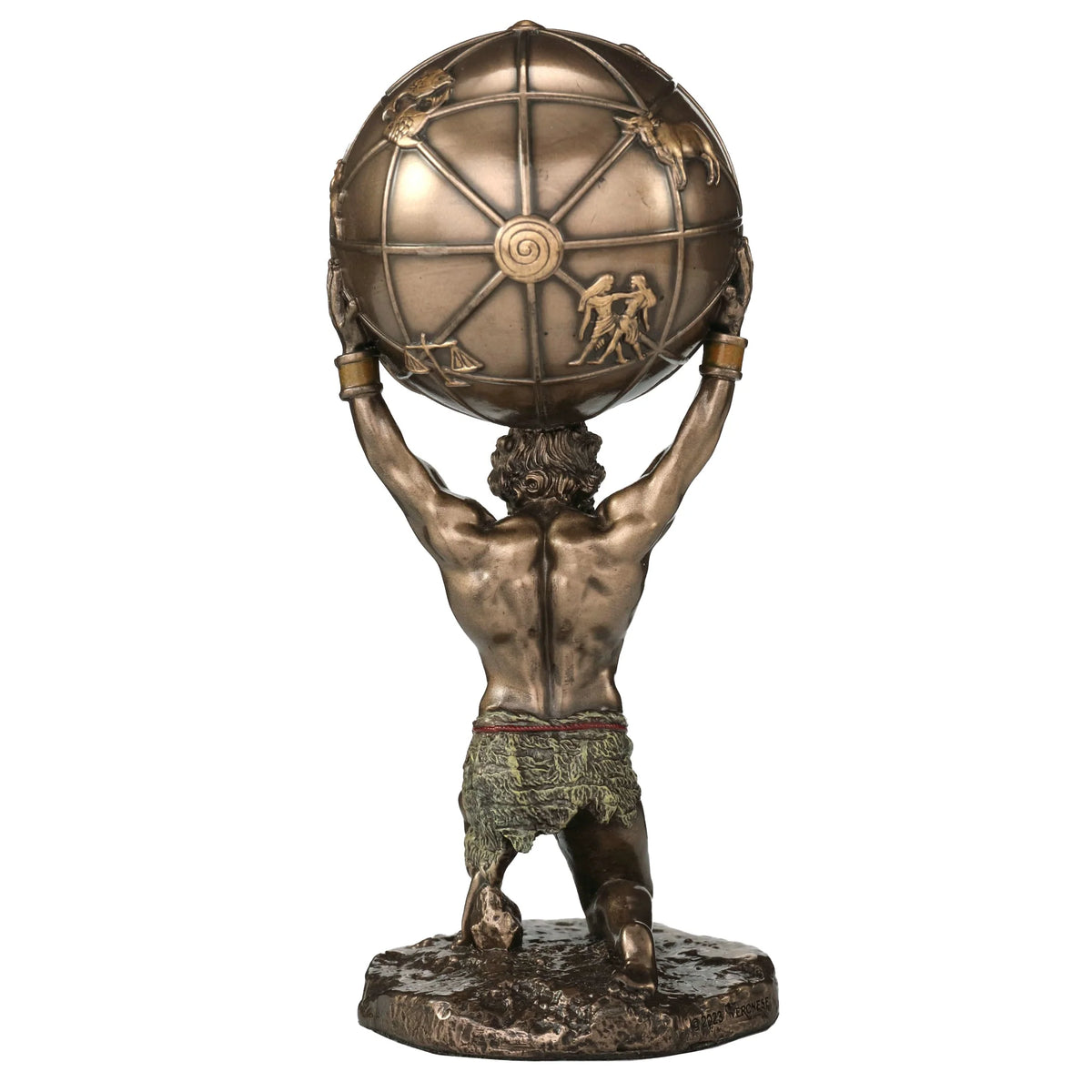 Atlas — The Titan Holding the Sky — Bronze Finish Statue, 14 cm – view 4