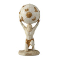 Atlas — The Titan Who Holds the Sky — White Statue – 14 cm – view 1