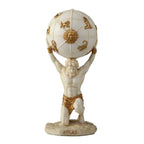 Atlas — The Titan Who Holds the Sky — White Statue – 14 cm – view 1