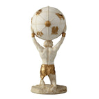 Atlas — The Titan Who Holds the Sky — White Statue – 14 cm – view 4