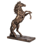 Rearing Horse — Bronze-Finish Statue, 28.5 cm – view 3