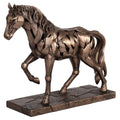 Walking Horse – Bronze-Finish Statue – 25.5 cm – view 1