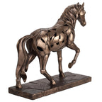 Walking Horse – Bronze-Finish Statue – 25.5 cm – view 4