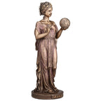 Urania, Muse of Astronomy – Bronze-Finish Resin Statue – 23 cm – view 3