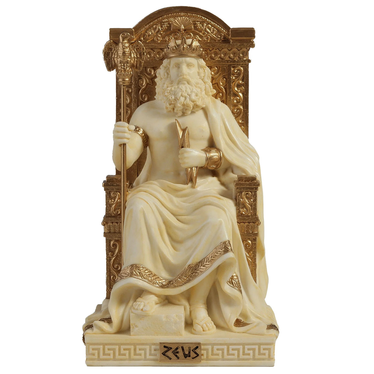 Zeus — God of the Sky and Thunder — Resin Statue, 15.5 cm – view 1