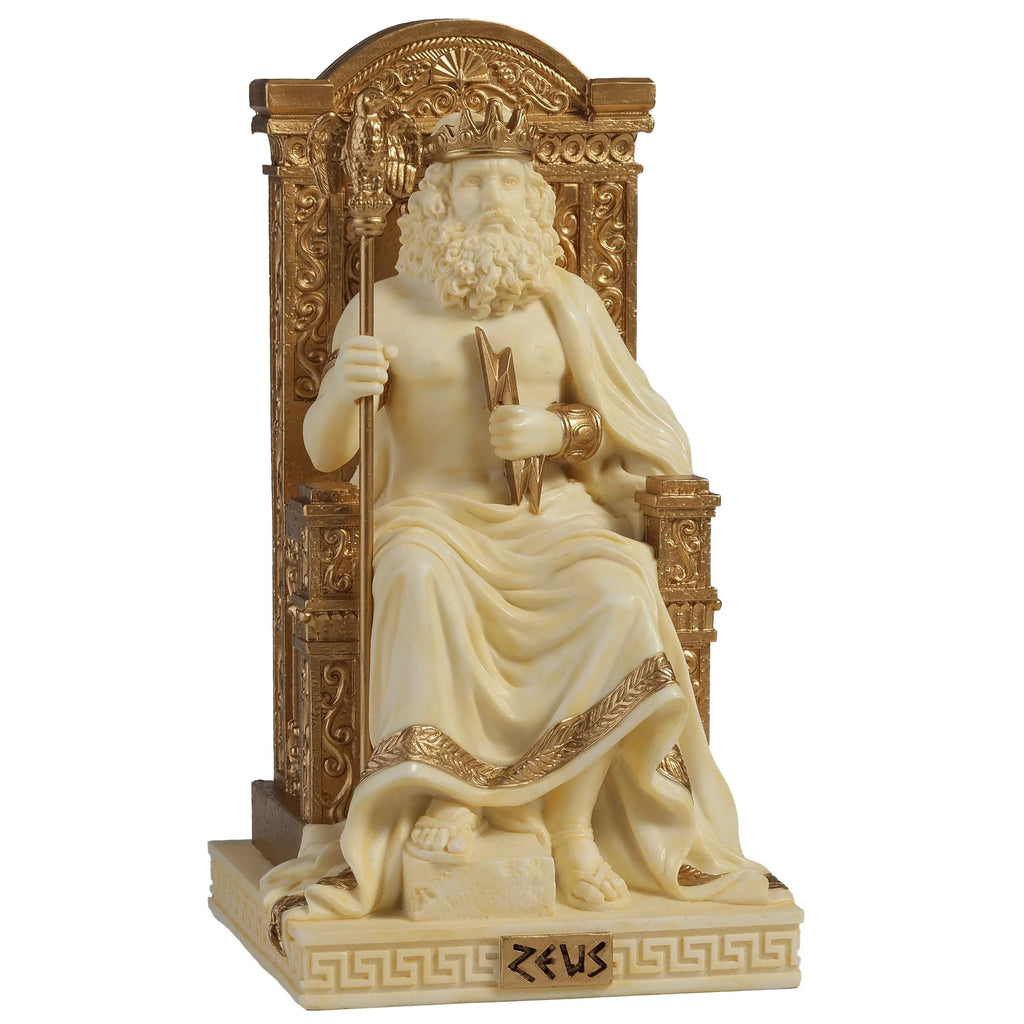 Zeus — God of the Sky and Thunder — Resin Statue, 15.5 cm – view 2