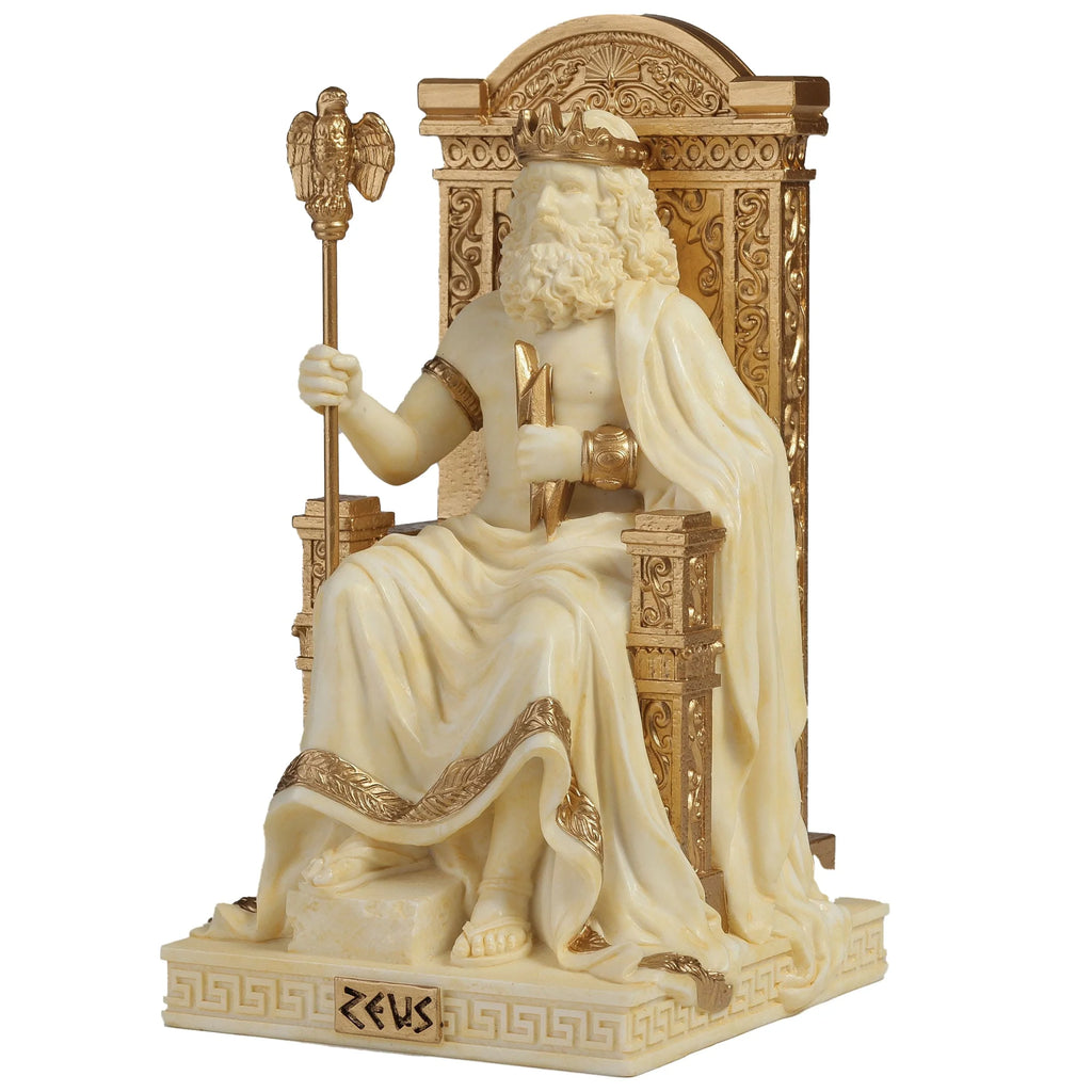 Zeus — God of the Sky and Thunder — Resin Statue, 15.5 cm – view 3