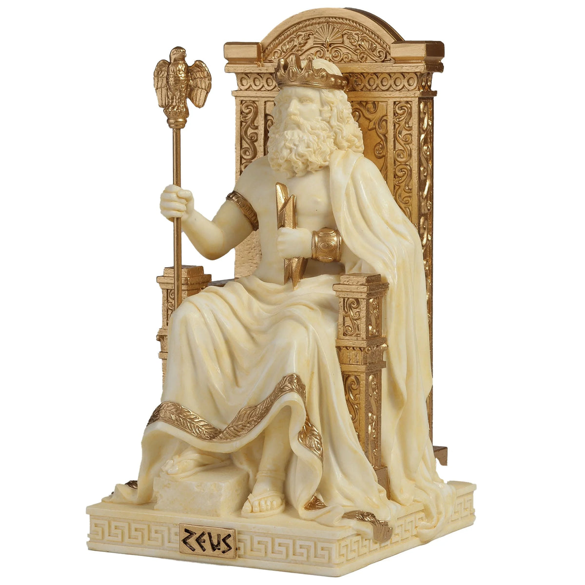 Zeus — God of the Sky and Thunder — Resin Statue, 15.5 cm – view 3