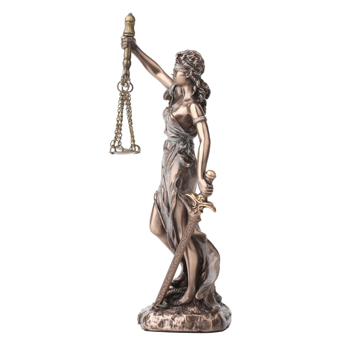 Themis – Goddess of Justice – Bronze-Finish Statue – 16.5 cm – view 3