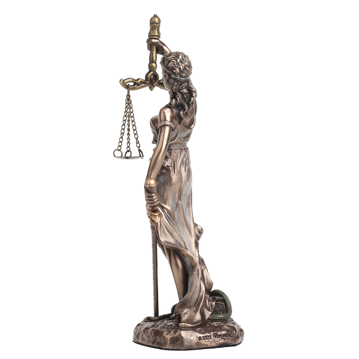 Themis – Goddess of Justice – Bronze-Finish Statue – 16.5 cm – view 4