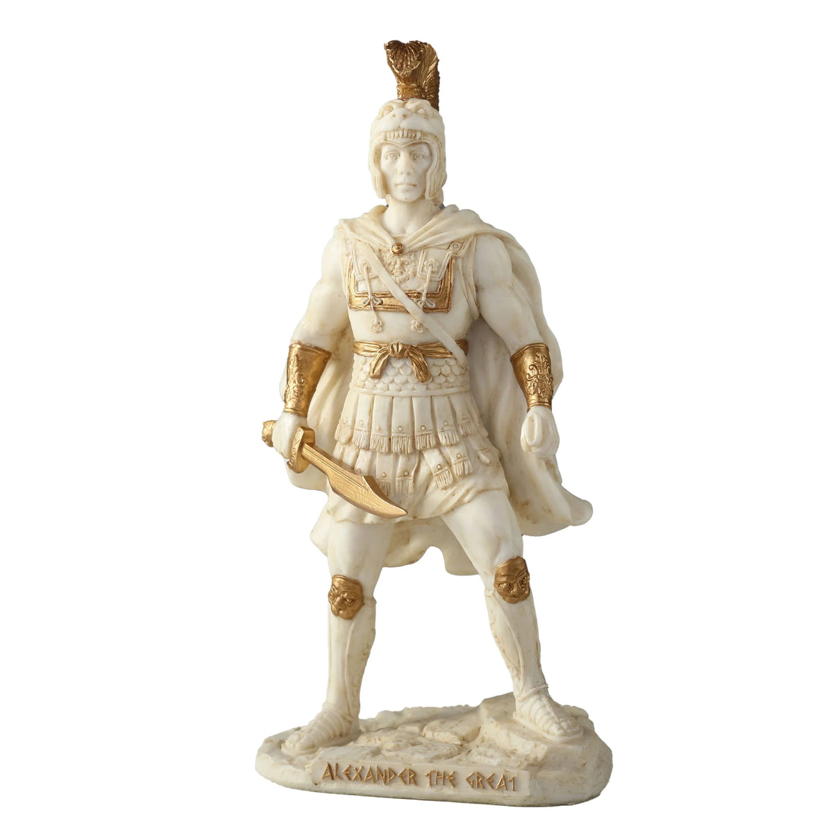 Alexander the Great — King of Macedon — White Statue – 17.5 cm – view 2
