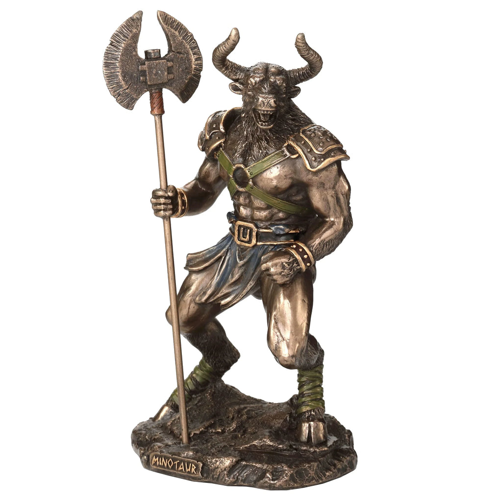 Minotaur — The Beast of the Labyrinth — Bronze-Finish Statue, 17 cm – view 1