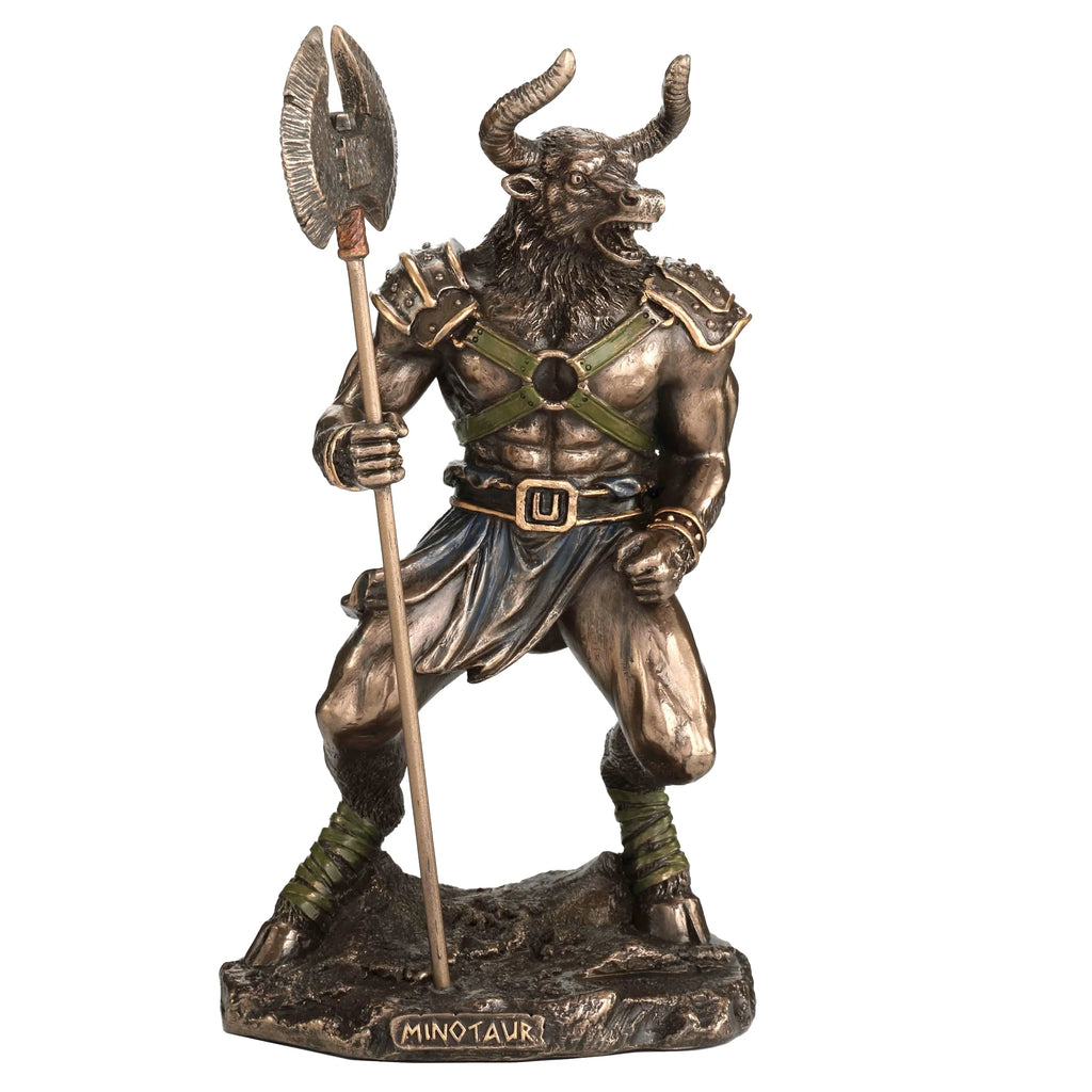 Minotaur — The Beast of the Labyrinth — Bronze-Finish Statue, 17 cm – view 2