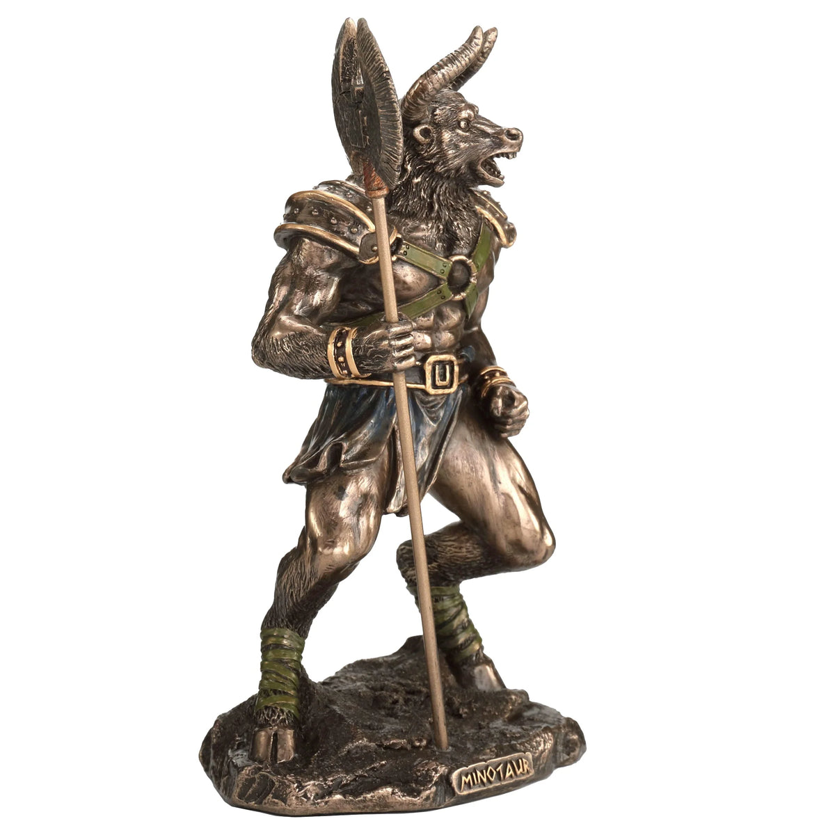 Minotaur — The Beast of the Labyrinth — Bronze-Finish Statue, 17 cm – view 3