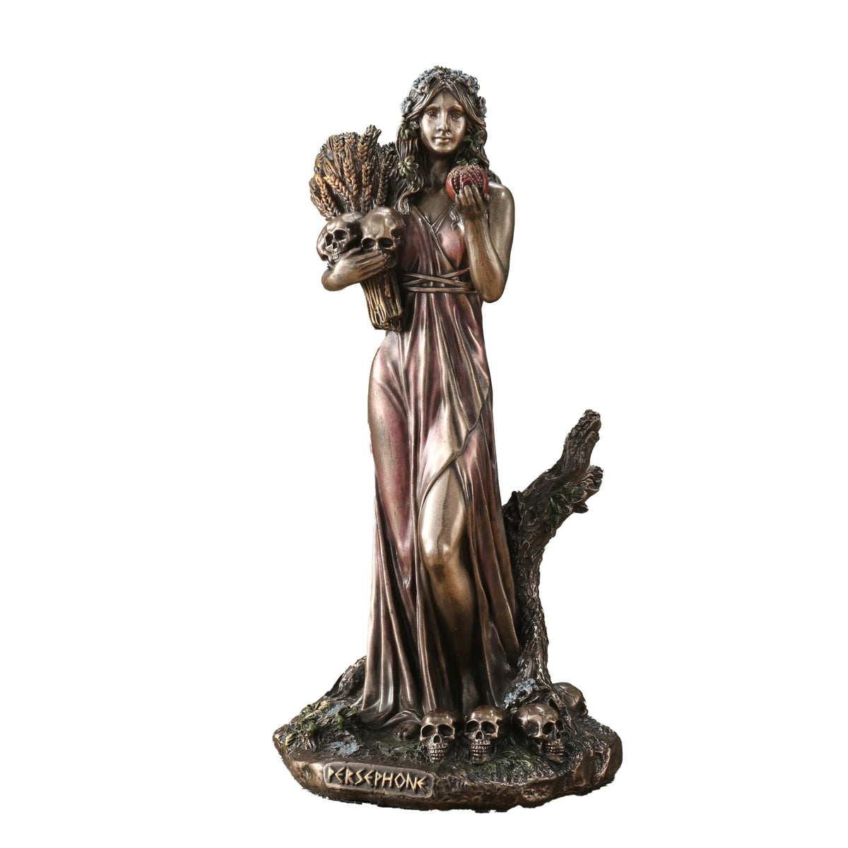 Persephone, Greek Mythology – Bronze-Finish Resin Statue – 15.5 cm – view 2
