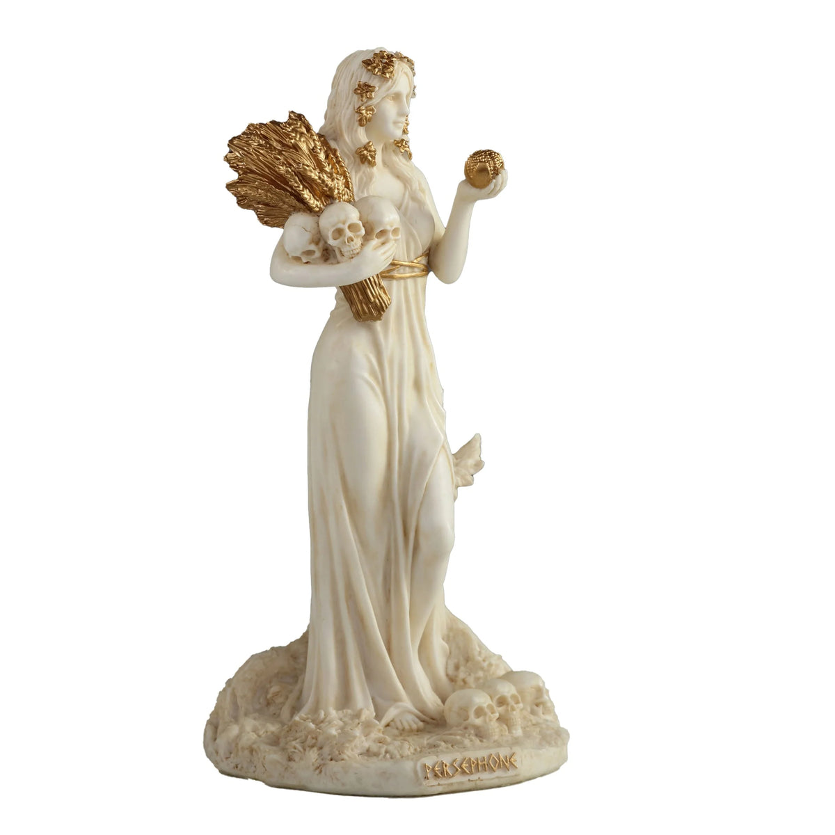 Persephone — Greek Mythology — White Statue, 15.5 cm – view 3