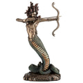 Medusa with Bow and Arrow – Bronze-Finish Statue – 15.5 cm – view 1
