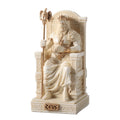Zeus Seated on His Throne — White Statue, 8.5 cm – view 1