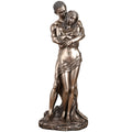 Lovers — An Embrace from Behind — Bronze-Finish Statue – 28 cm – view 1