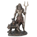 Hades with Cerberus – Bronze-Finish Resin Statue – 16.5 cm – view 1