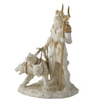 Hades with Cerberus — White Statue, 16.5 cm – view 3