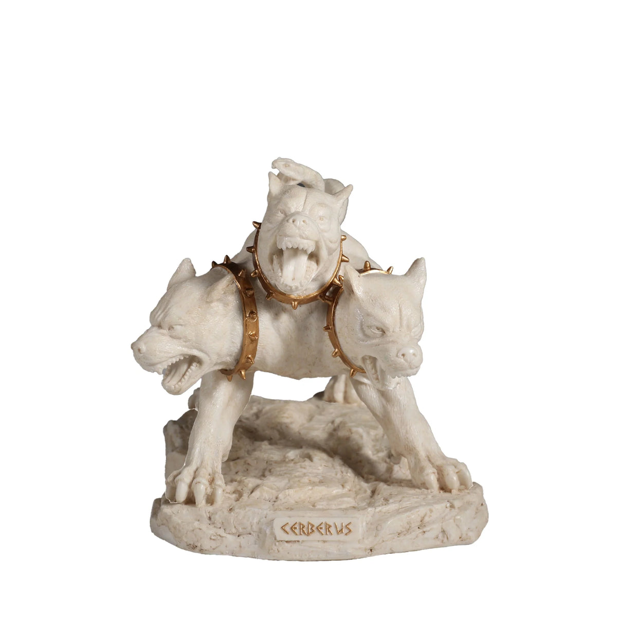 Cerberus — The Three-Headed Hound of Hades — White Statue, 19.5 cm – view 2