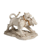 Cerberus — The Three-Headed Hound of Hades — White Statue, 19.5 cm – view 3